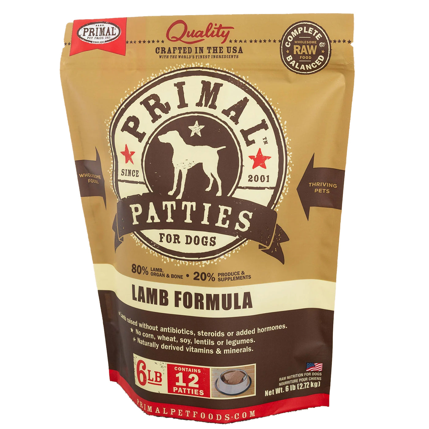 FROZEN PRIMAL LAMB PATTIES