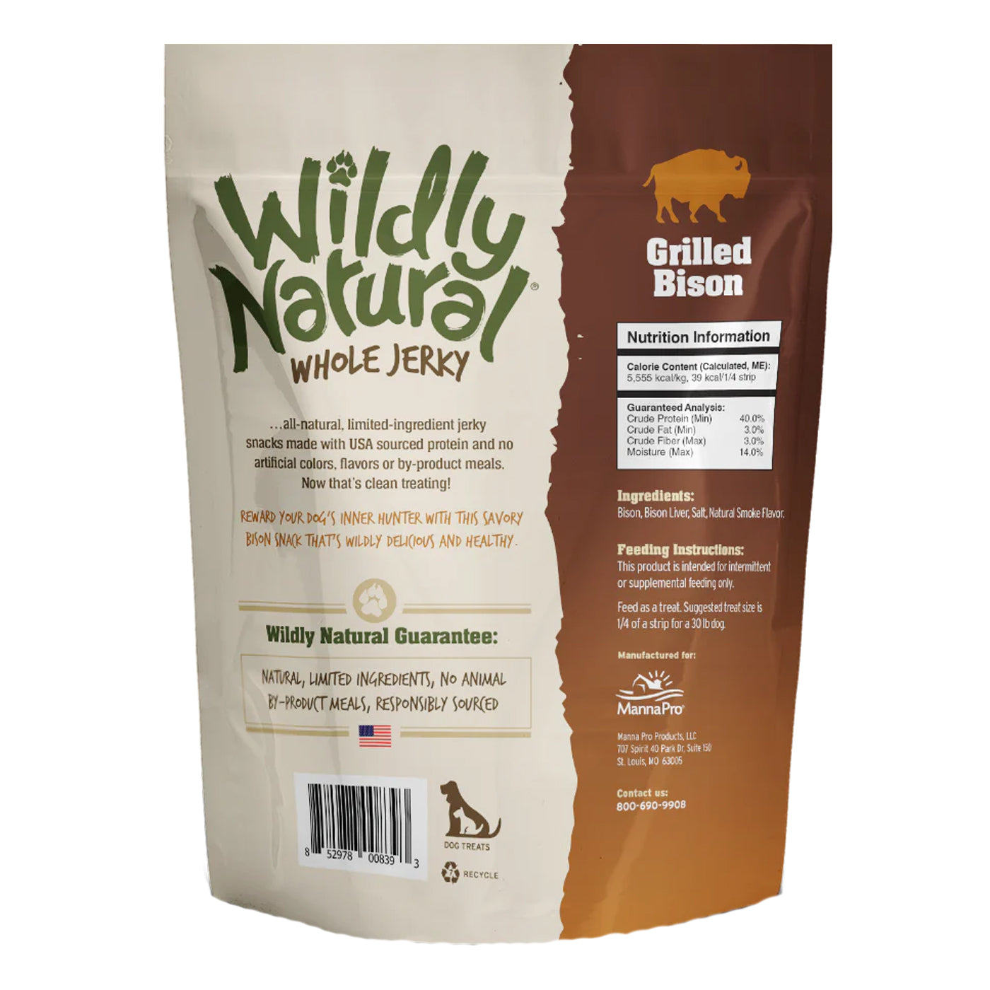 WILDLY NATURAL BISON JERKY