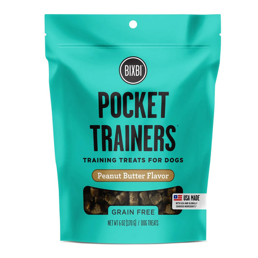 Bixbi peanut butter pocket trainers, soft and chewy small treats
