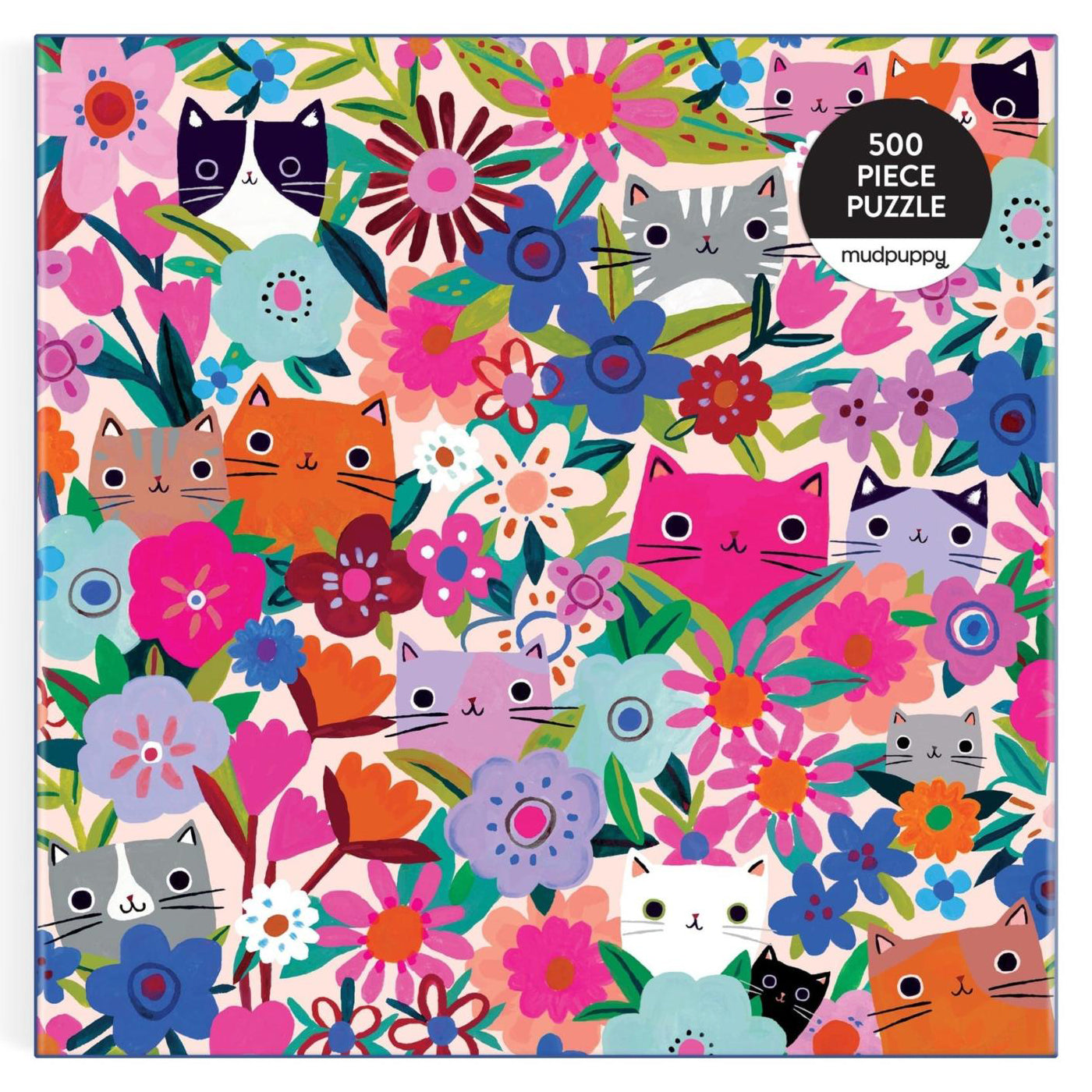 Blooming Cats Jigsaw Puzzle 500 Pieces