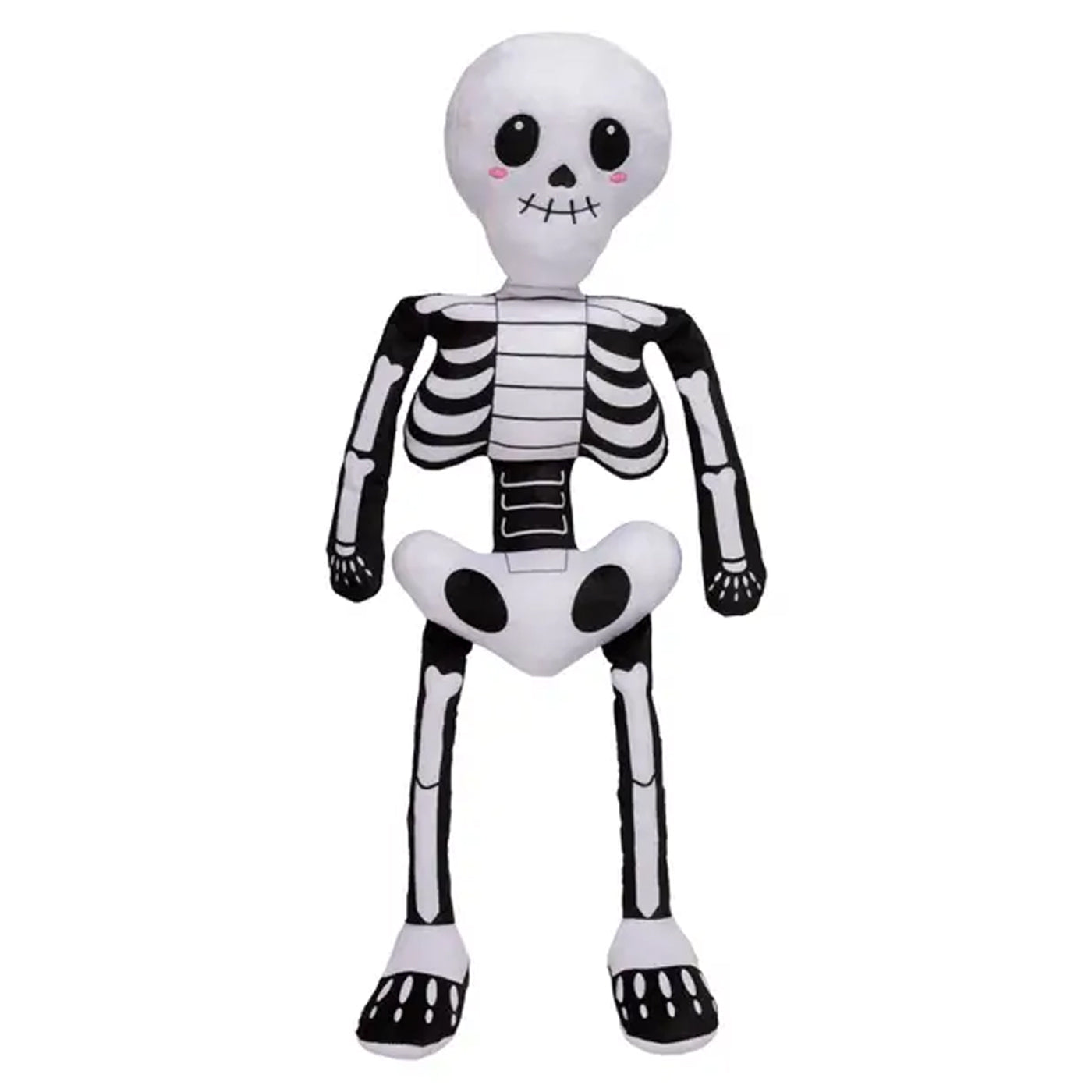 Giant Plush and crinkle skeleton dog toy