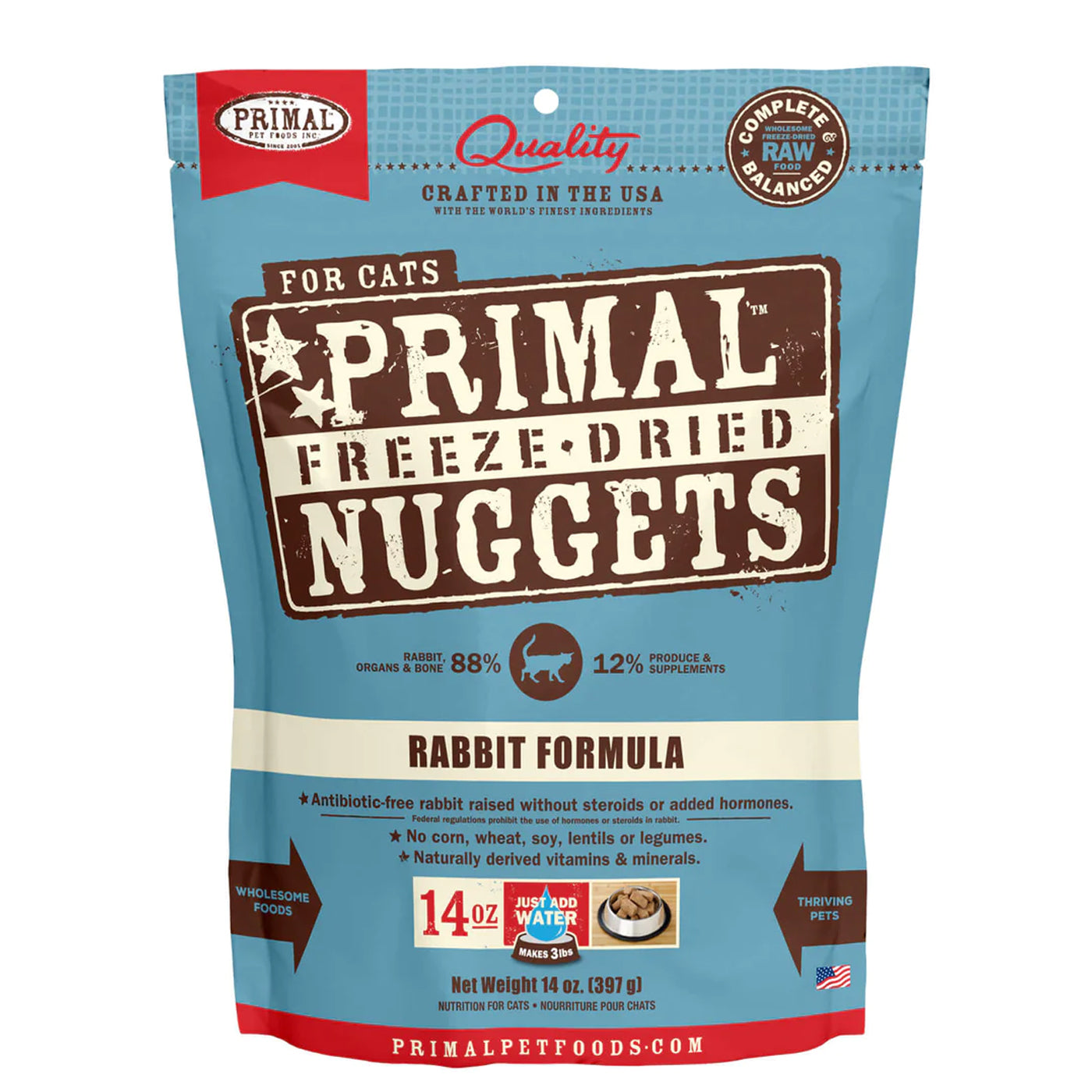 PRIMAL FREEZE DRIED CAT RABBIT