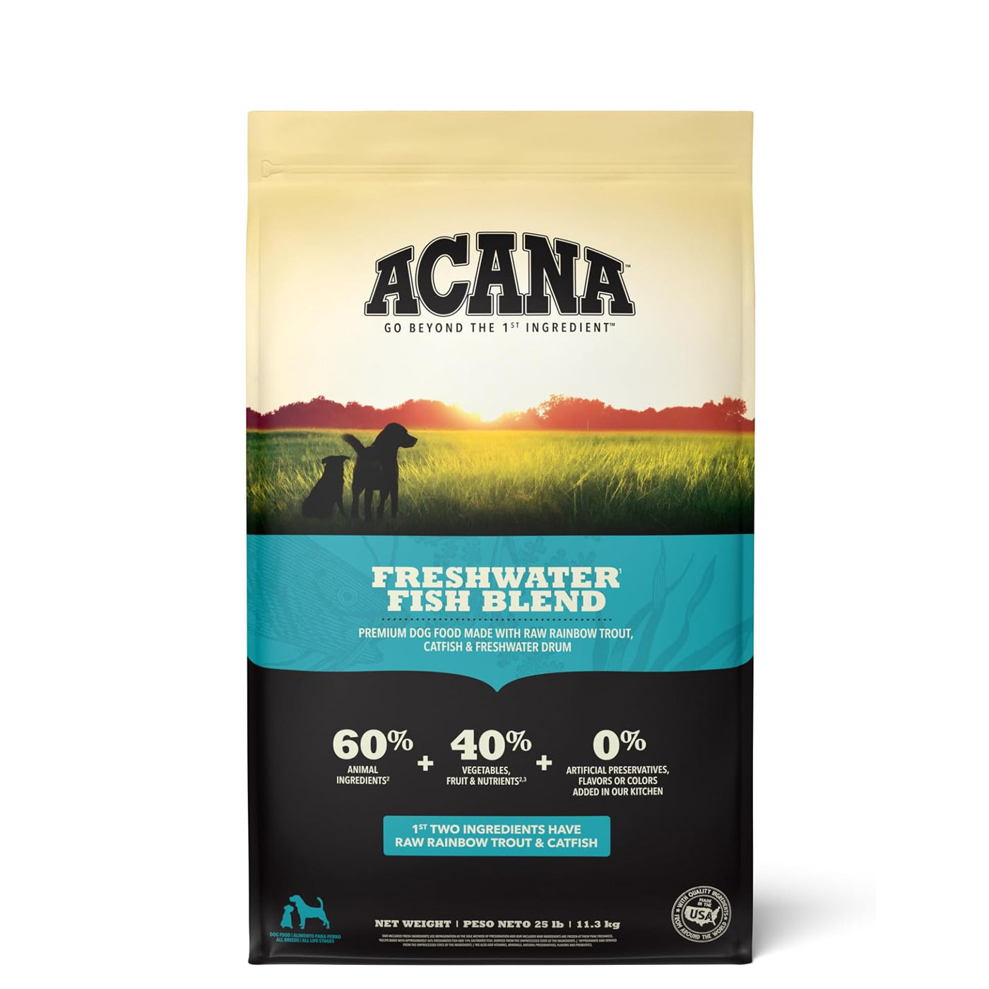 acana freshwater fish blend