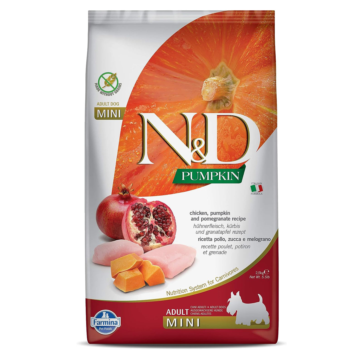 Farmina chicken adult mini dog food