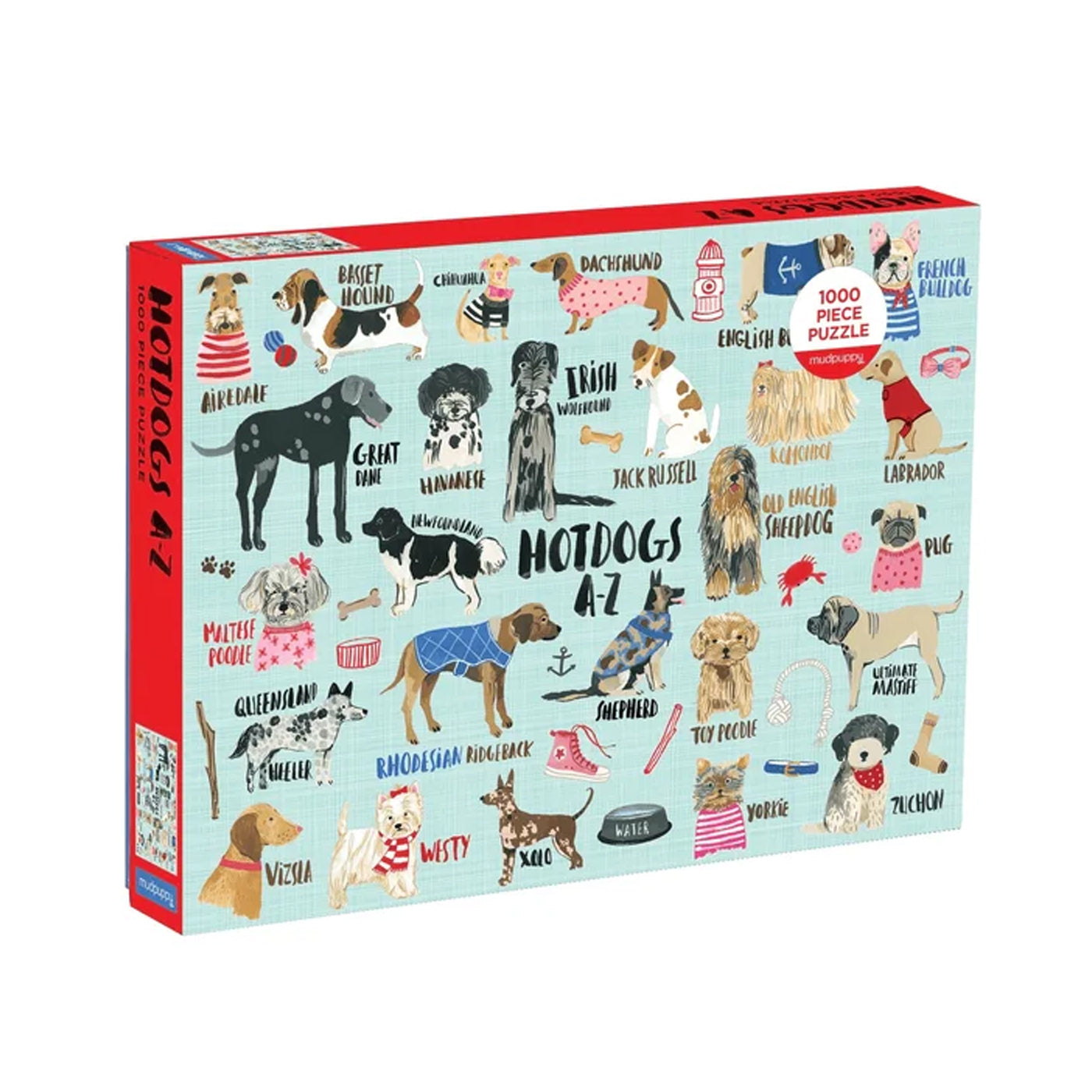 Hotdogs A-Z Jigsaw Puzzle 1000 Pieces