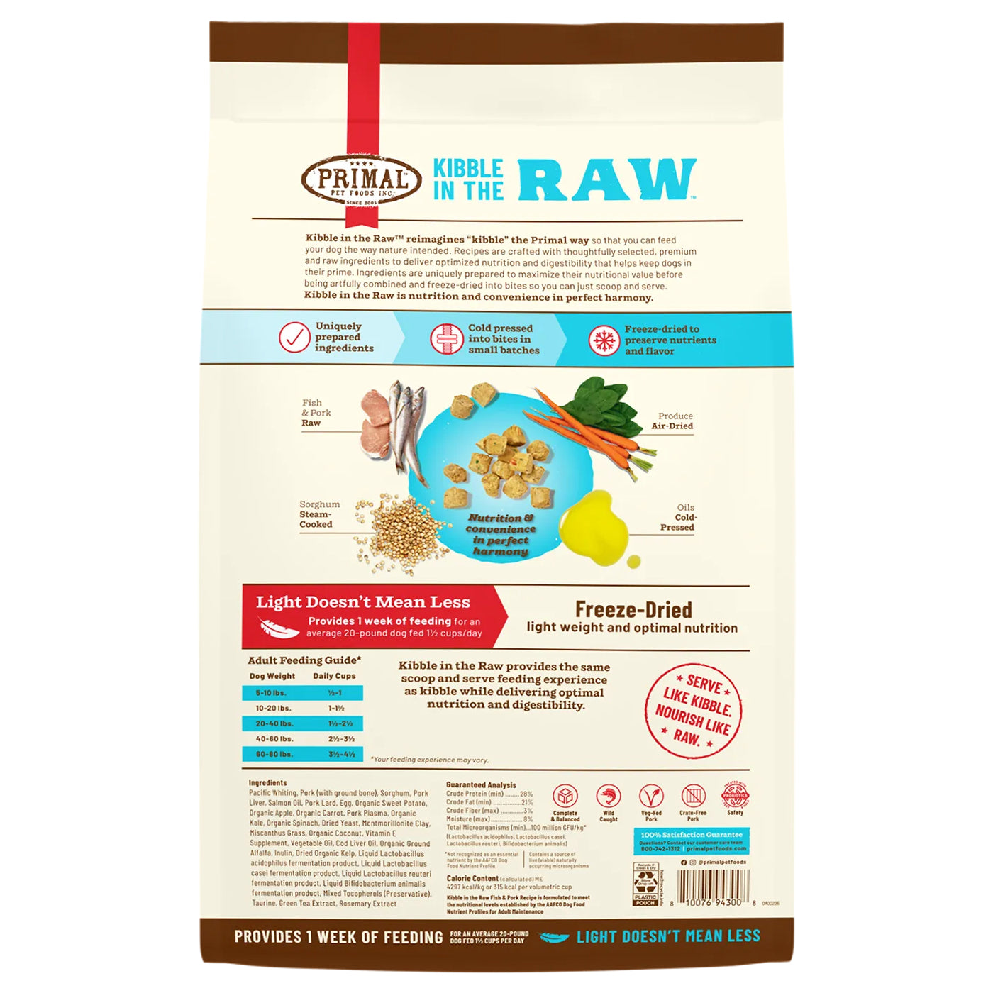 PRIMAL KIBBLE IN THE RAW FISH DOG FOOD