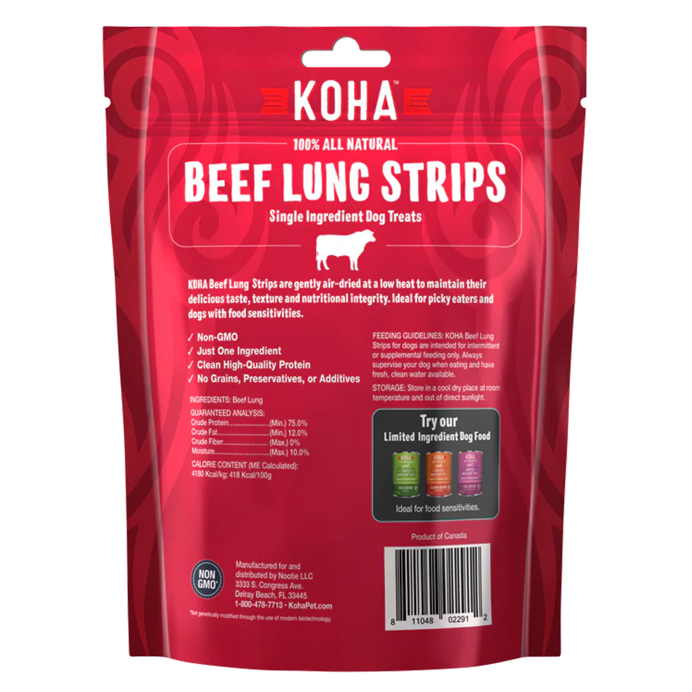 KOHA BEEF Lung STRIPS