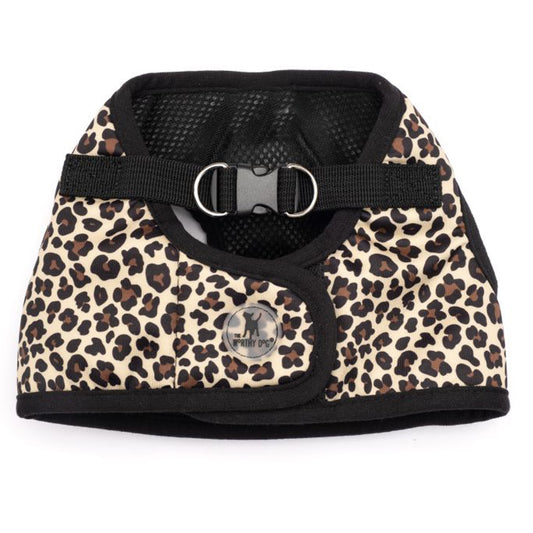 Leopard Print Dog Harness for walking