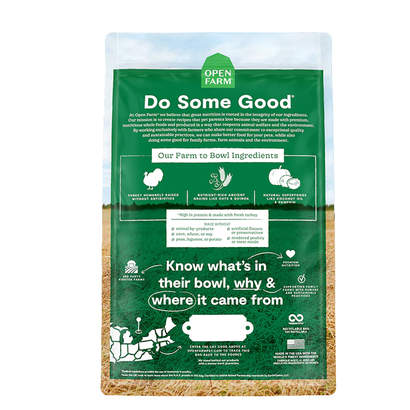 Open Farm Homestead Turkey + Ancient Grains Dog Food