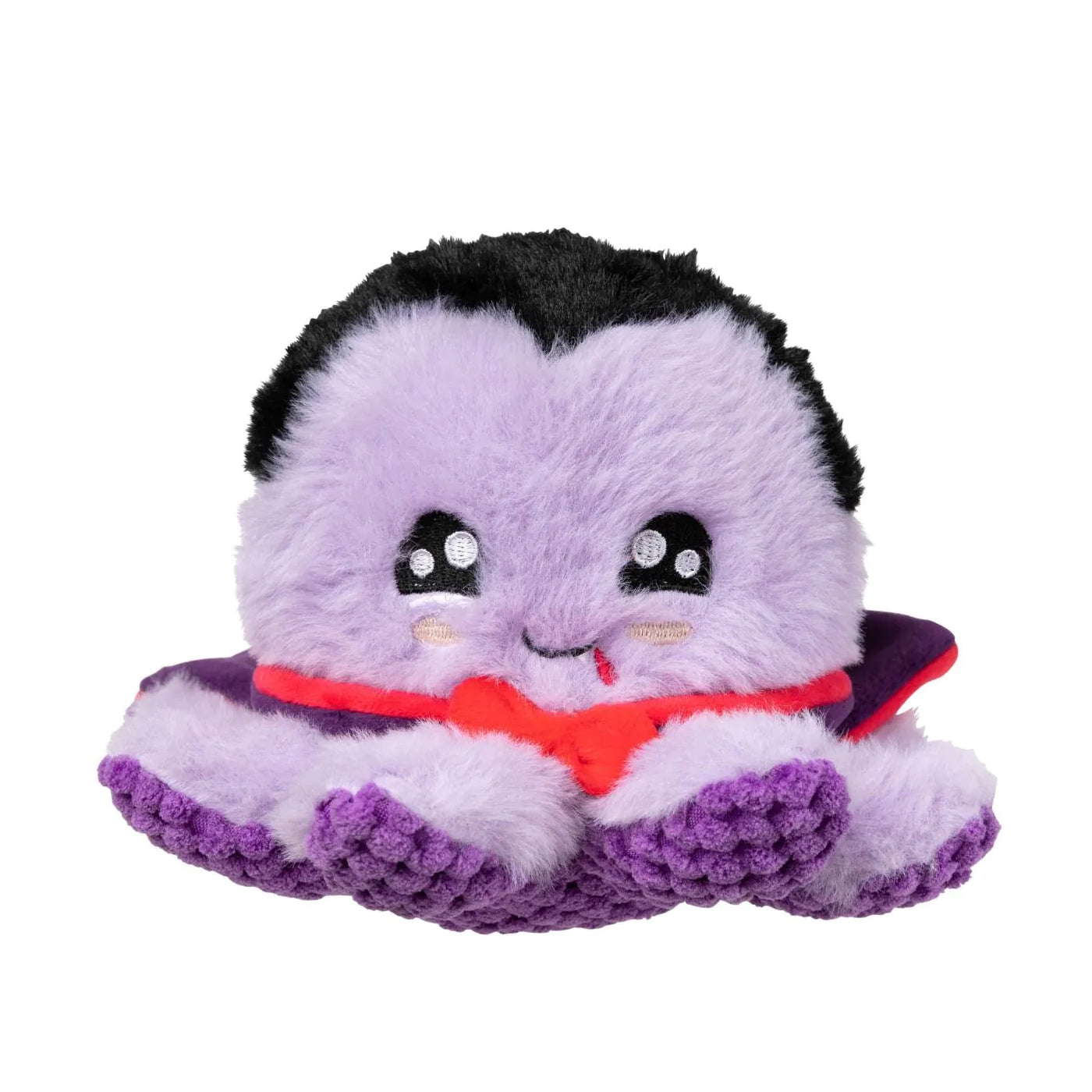 Plush and soft Octopus dog toy dressed like dracula