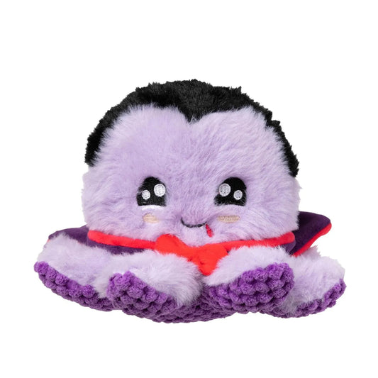 Plush and soft Octopus dog toy dressed like dracula