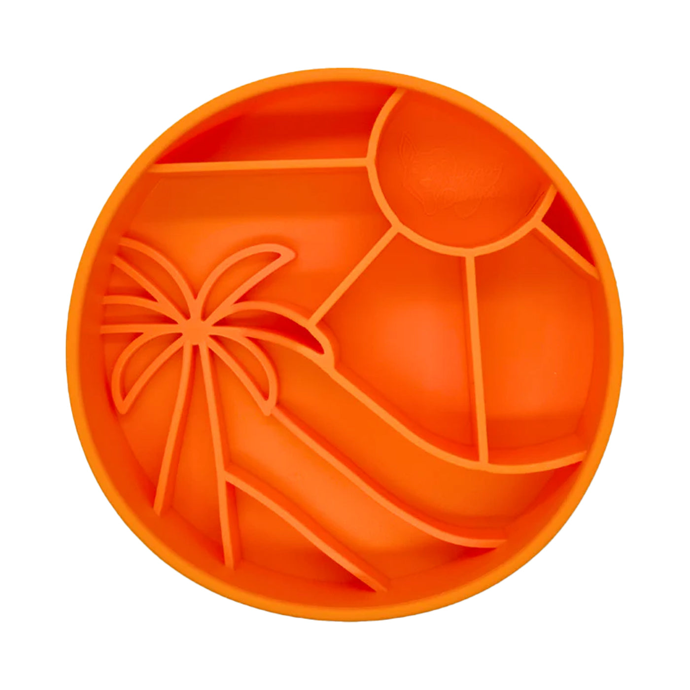 Happy Dingos Tangerine Coco Loco Feeder Mat