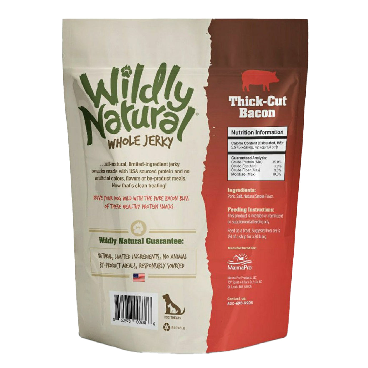 WILDLY NATURAL THICK CUT BACON JERKY