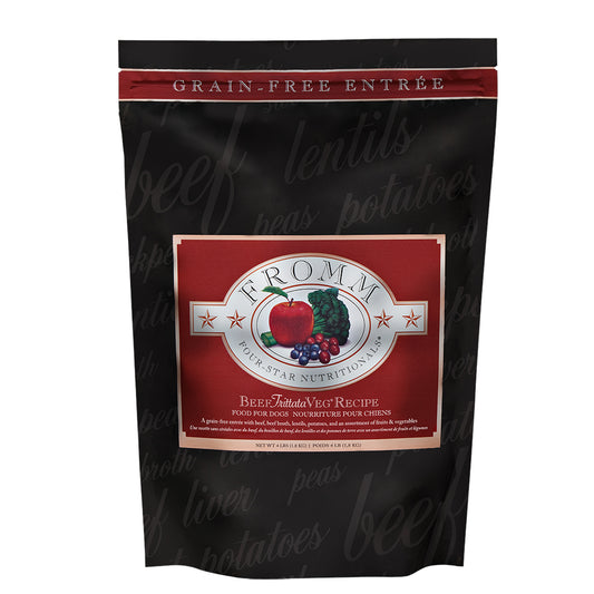 Fromm Beef Frittata & veg recipe grain free dog food