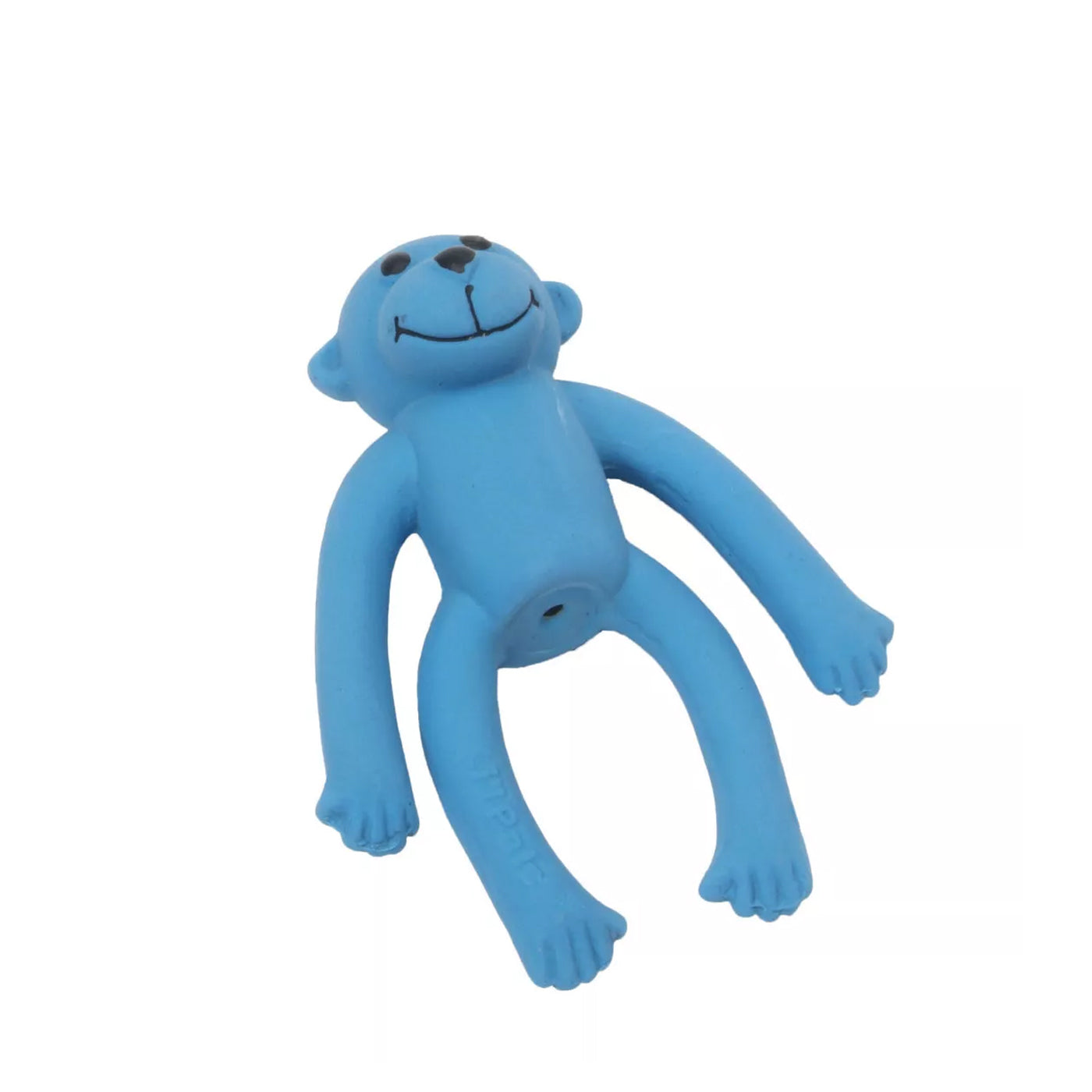 small blue latex monkey with squeaker