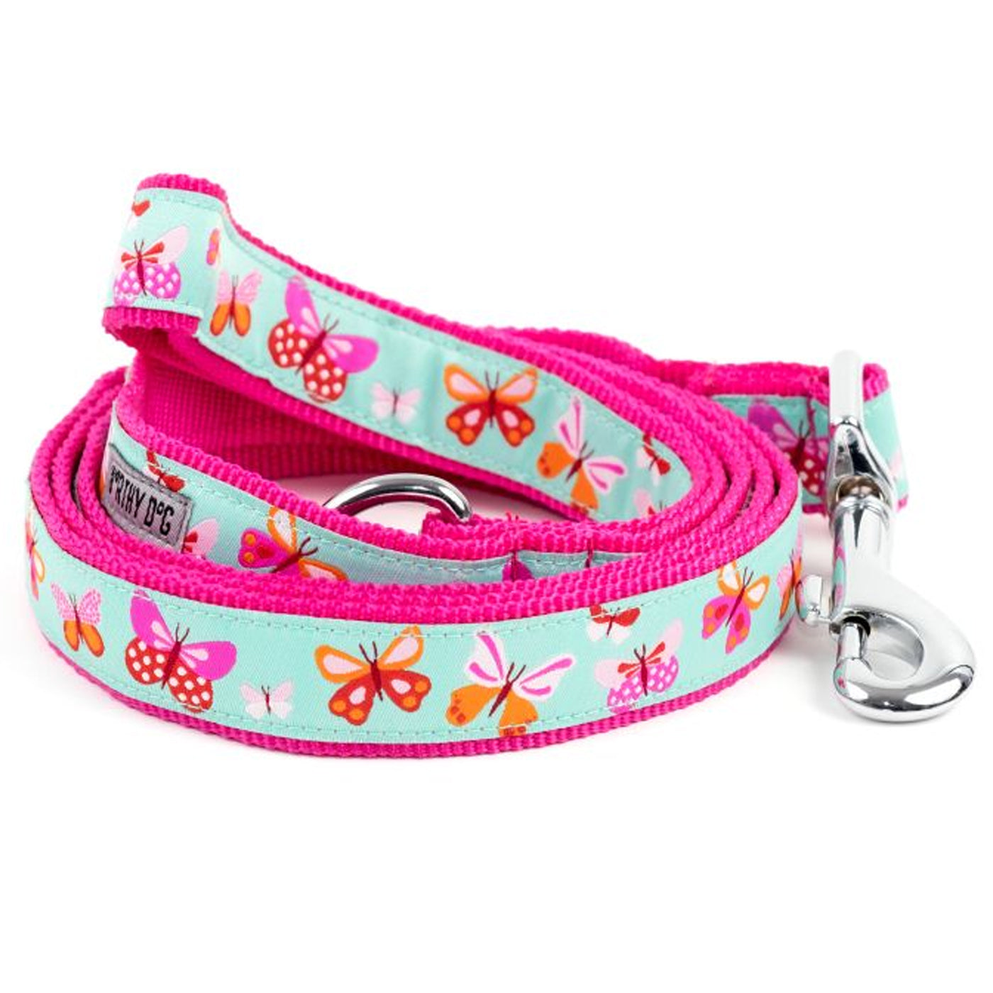 dog lead with butterflies