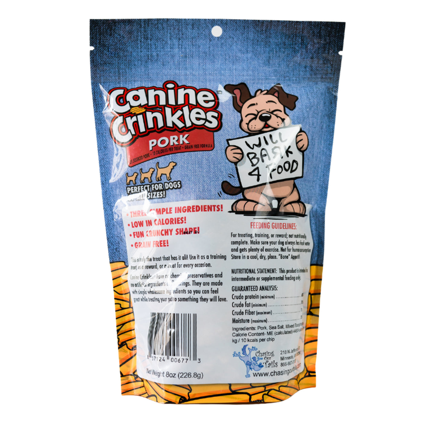 CANINE CRINKLES PORK