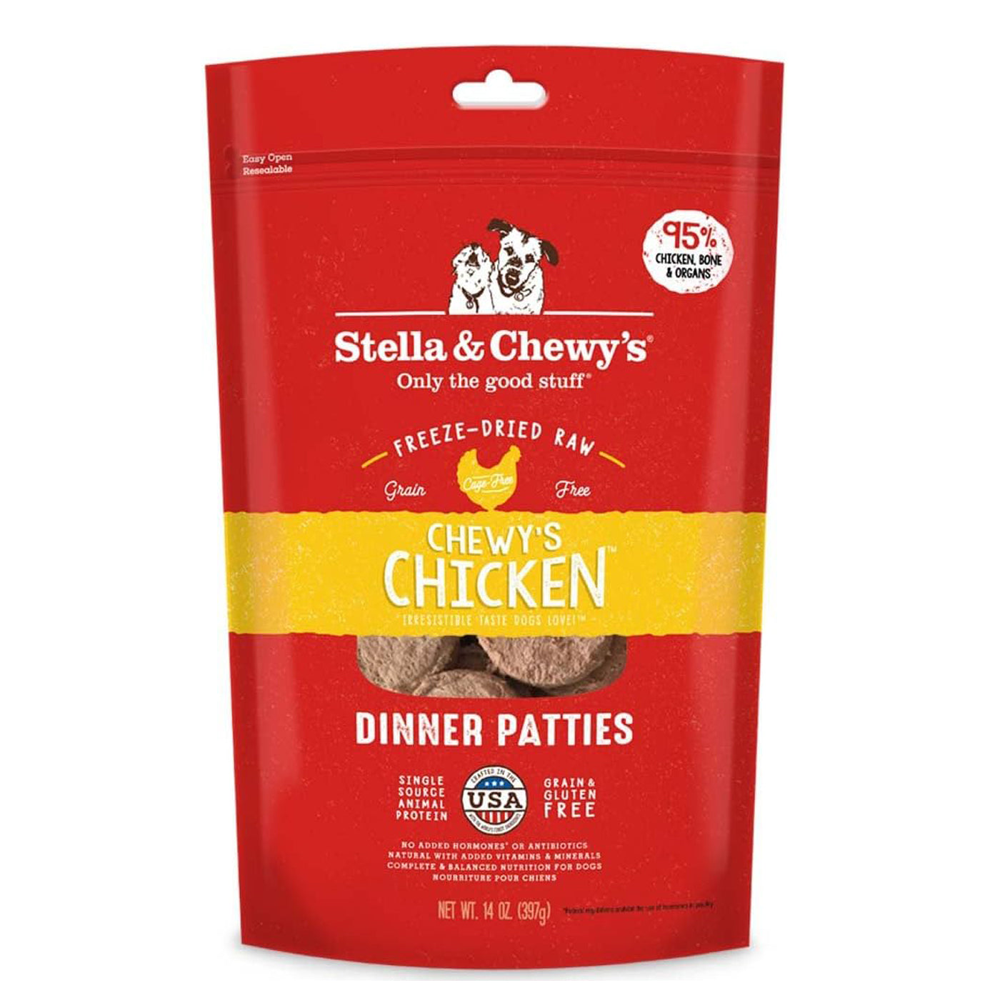 STELLA + CHEWY'S FREEZE DRIED CHICKEN DINNER PATTIES