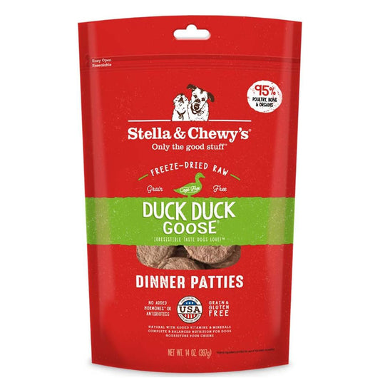 STELLA + CHEWY'S FREEZE DRIED DUCK DINNER PATTIES