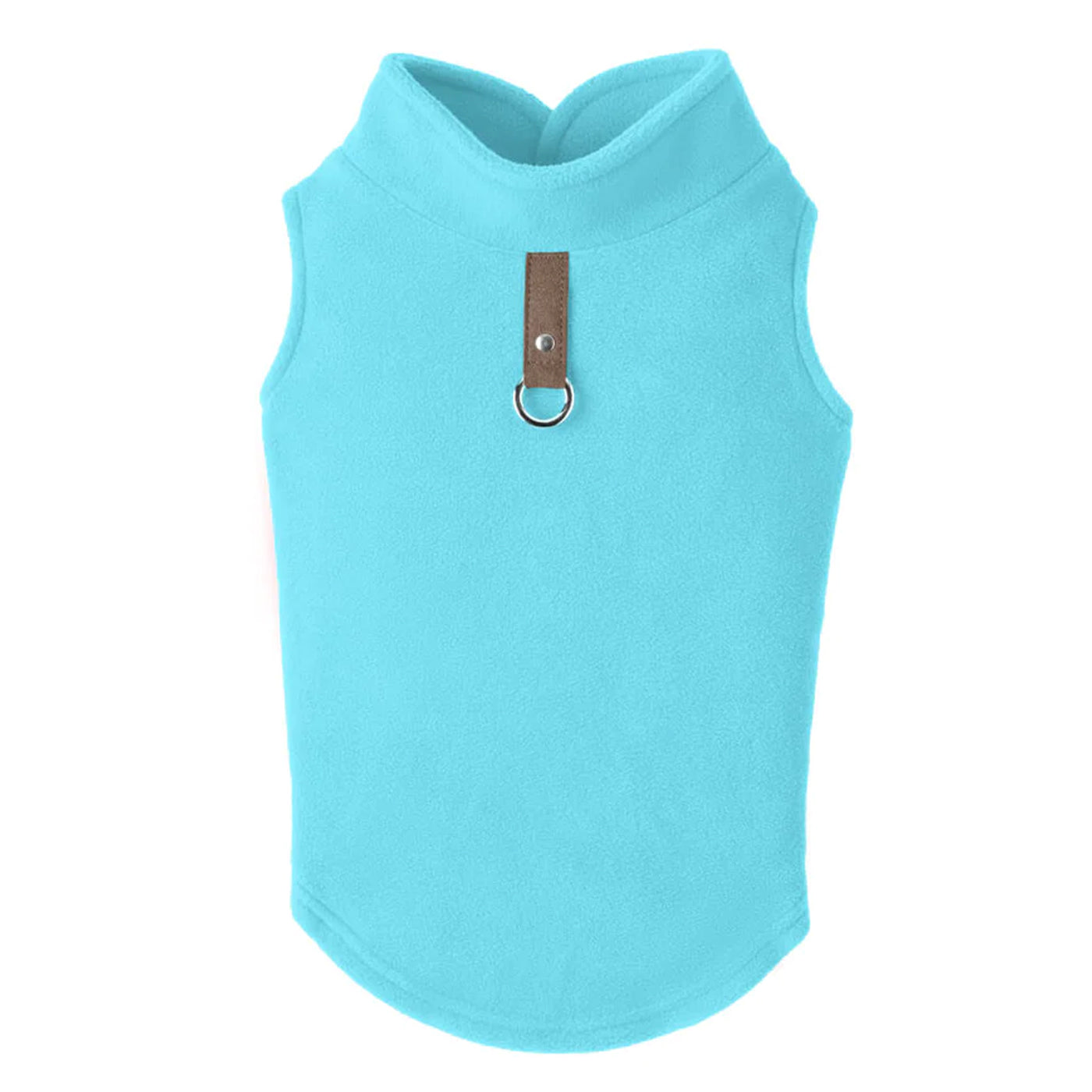 FLEECE VEST TURQUOISE