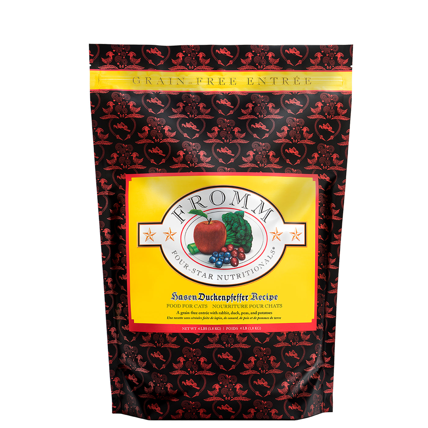 Fromm Hasen Duckenpfeffer dry cat food with rabbit and duck
