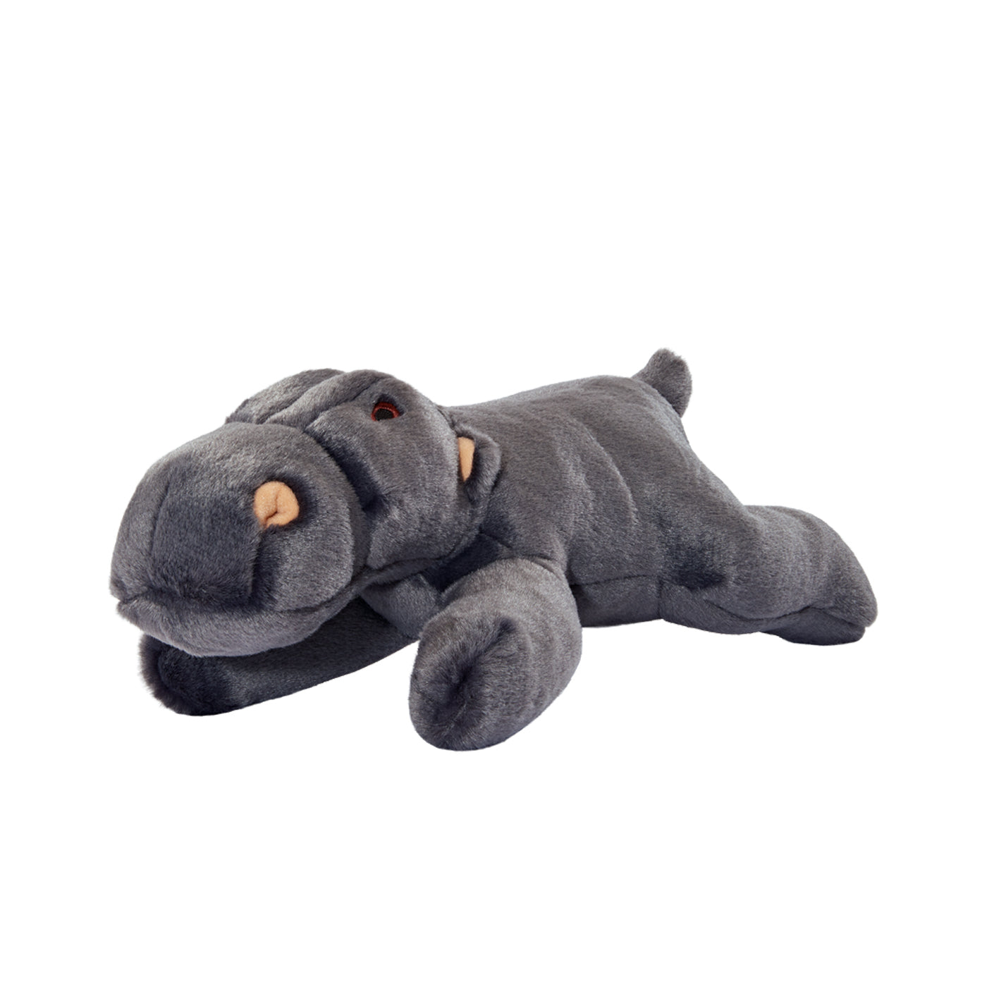 Grey plus hippo toy for dogs.