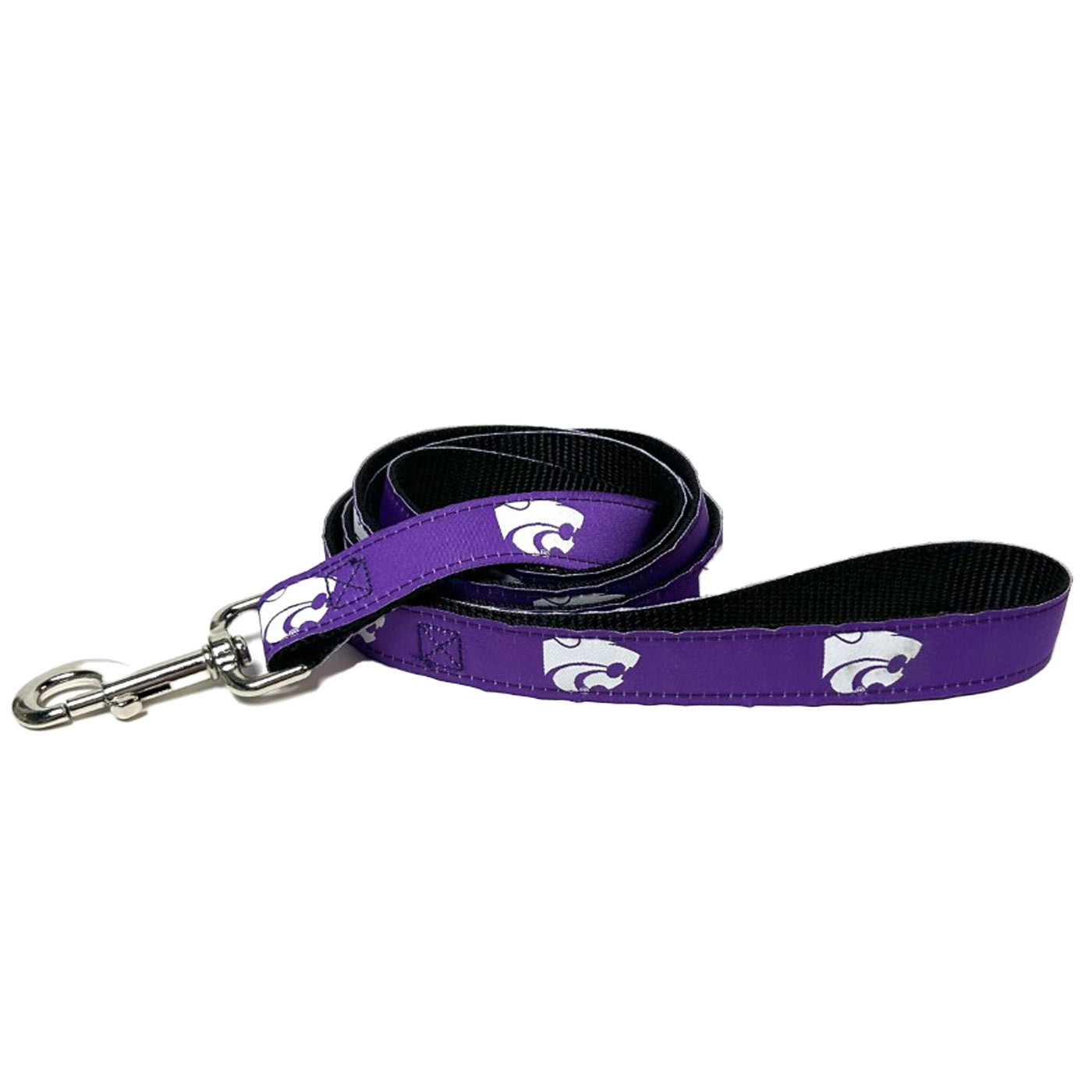 Purple leash with KState emblem.