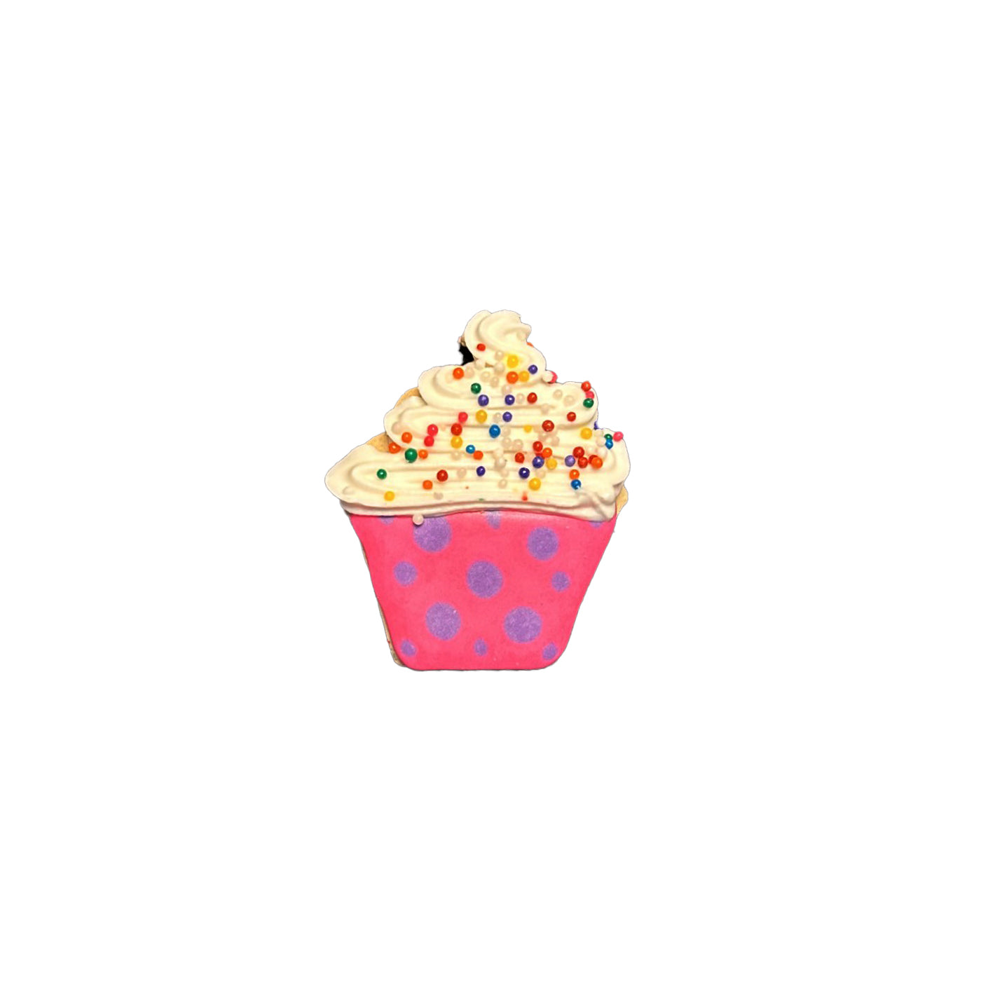 mini cupcake cookie with yogurt frosting