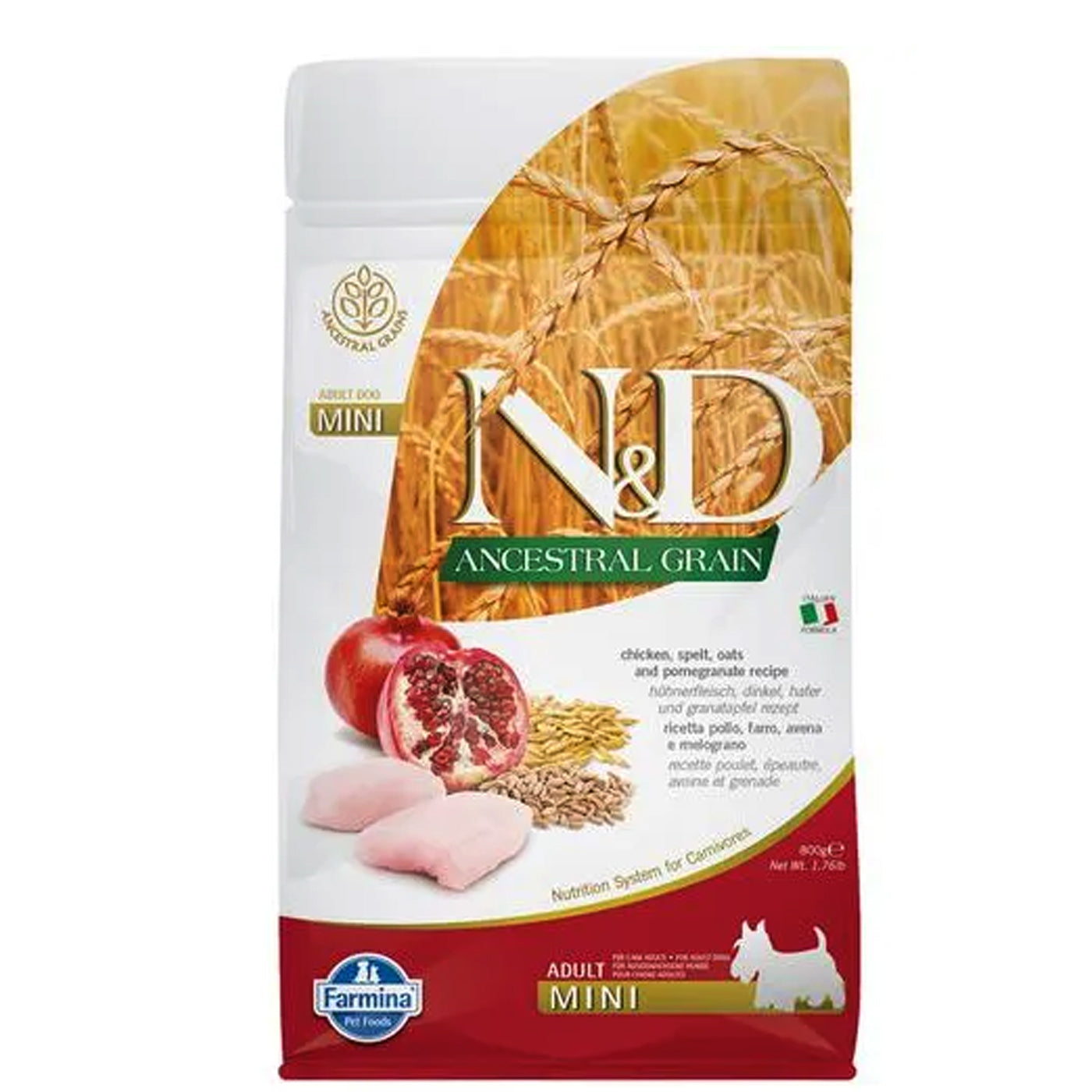 Farmina ancestral grain chicken adult mini dog food