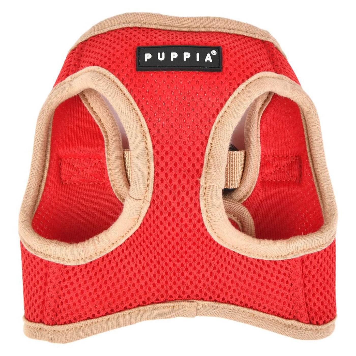 Red + Tan Mesh Harness
