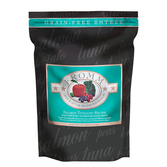 Fromm Salmon Tunalini grain free dry dog food with salmon, tuna and lentils