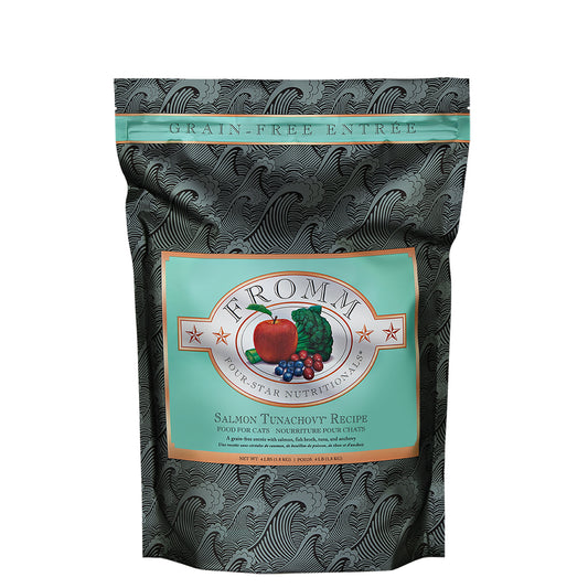 Fromm Tunachovy grain free dry cat food with salmon, tuna and anchovies