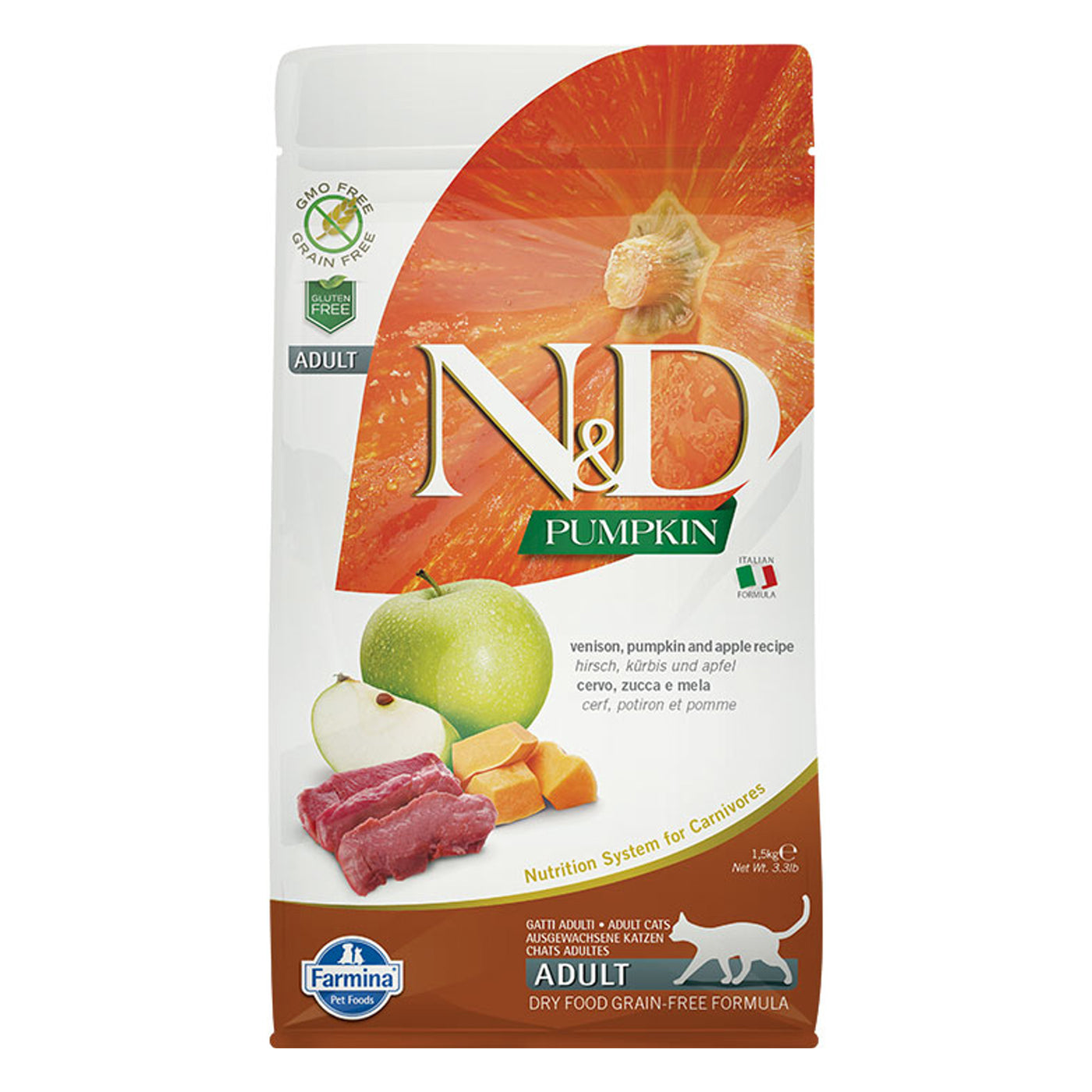 Farmina Venison/pumpkin adult cat food