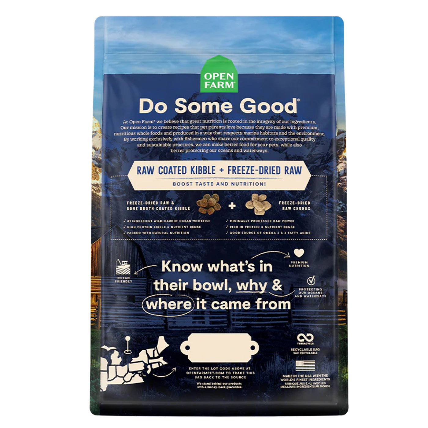 Open Farm Wild Ocen Ancient Grains RawMix