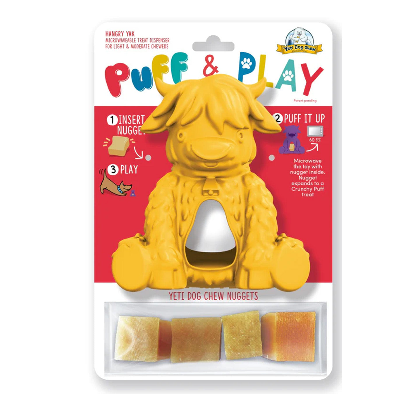 PUFF & PLAY YAK TOY land of paws kc