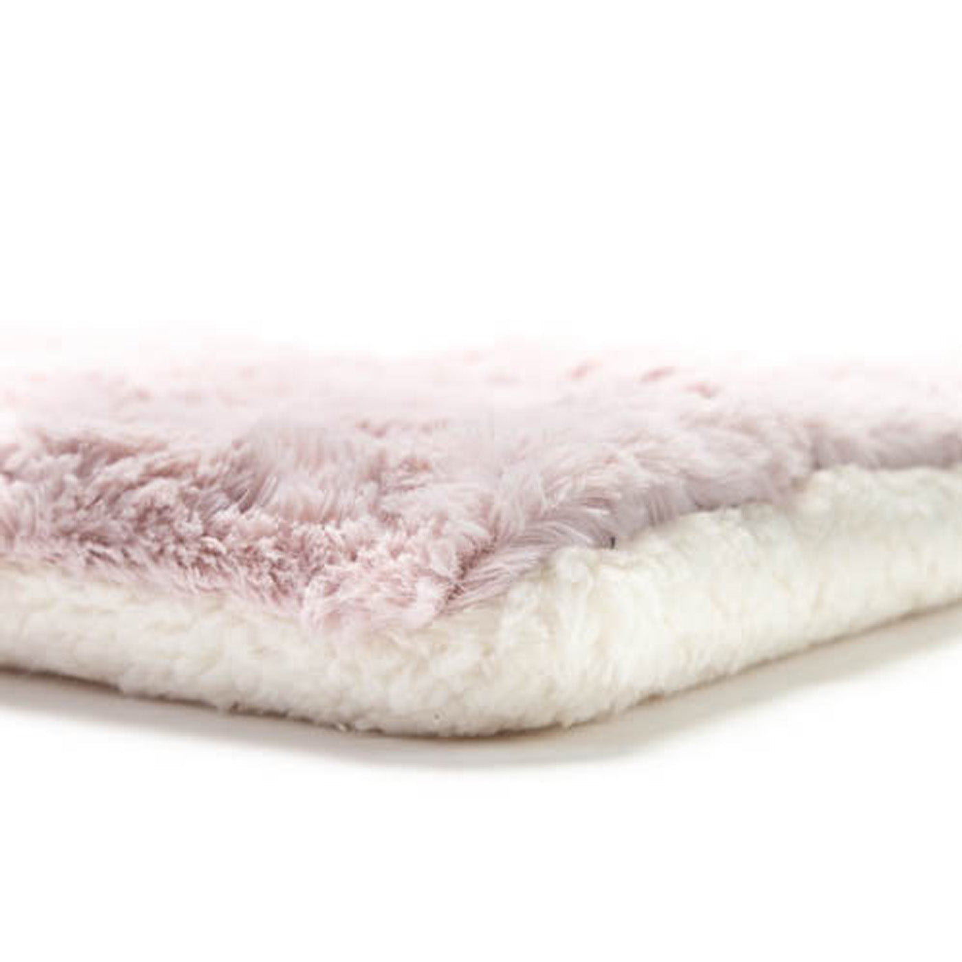 BLUSH PINK FUR MAT