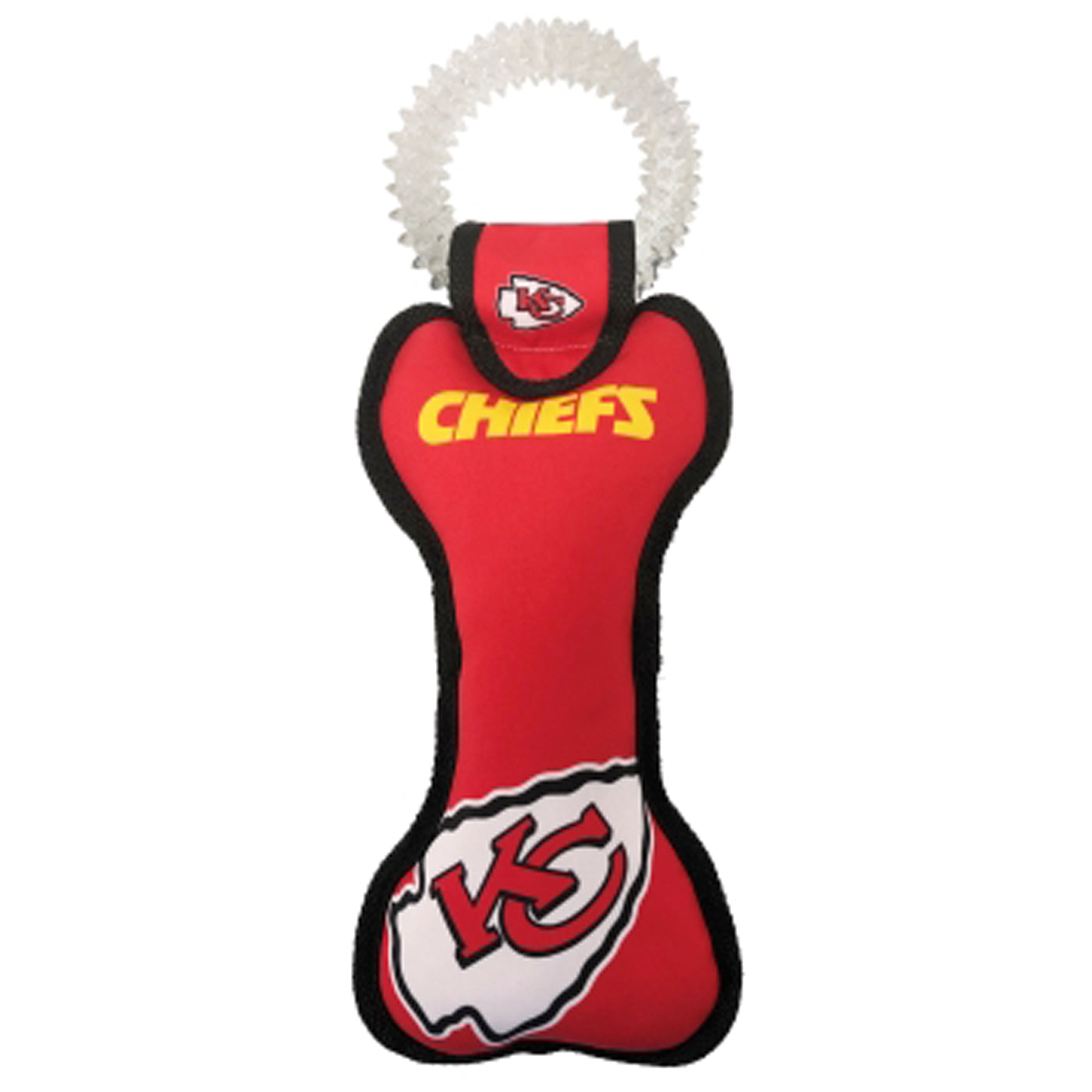 kansas city chiefs dental tug dog toy