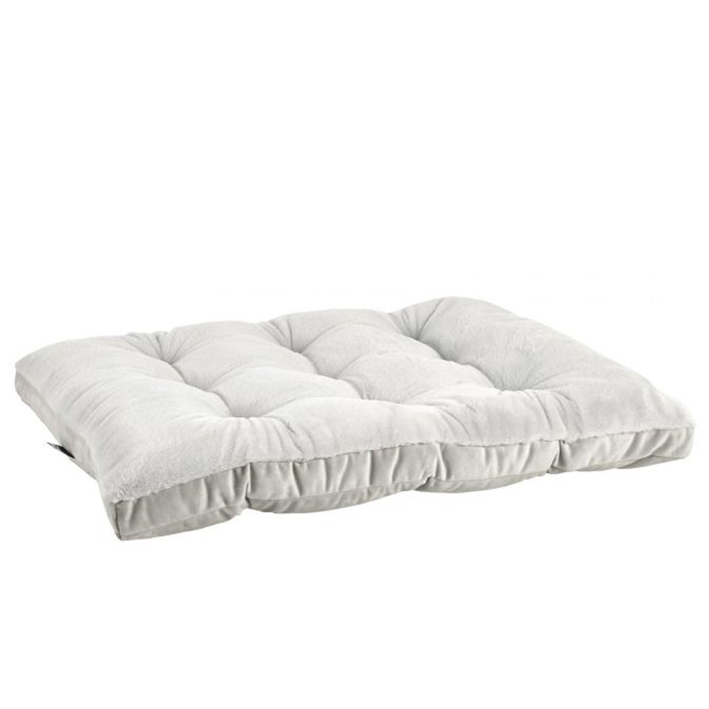cream rectangle dog bed