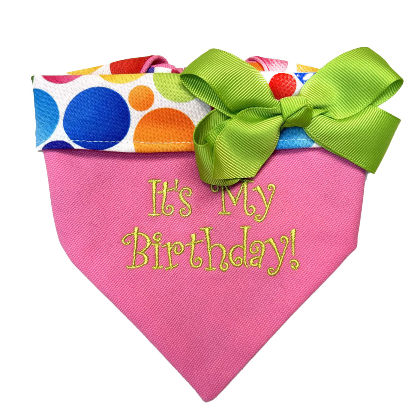 birthday girl bandana available in multiple sizes