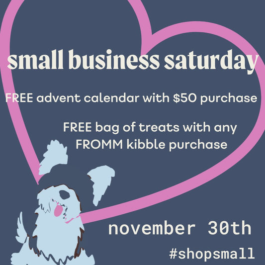 Shop small with us on November 30th!