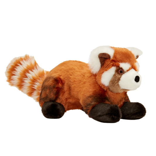 Fluff and Tuff Durable Plush Red Panda dog toy named Archie