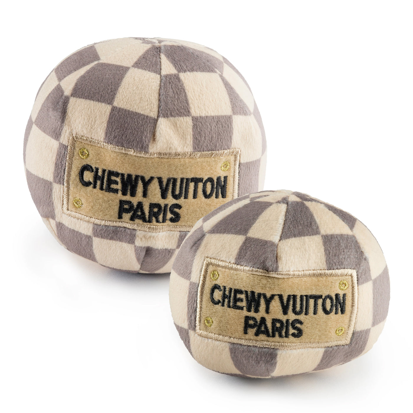 CHECKERED CHEWY BALL