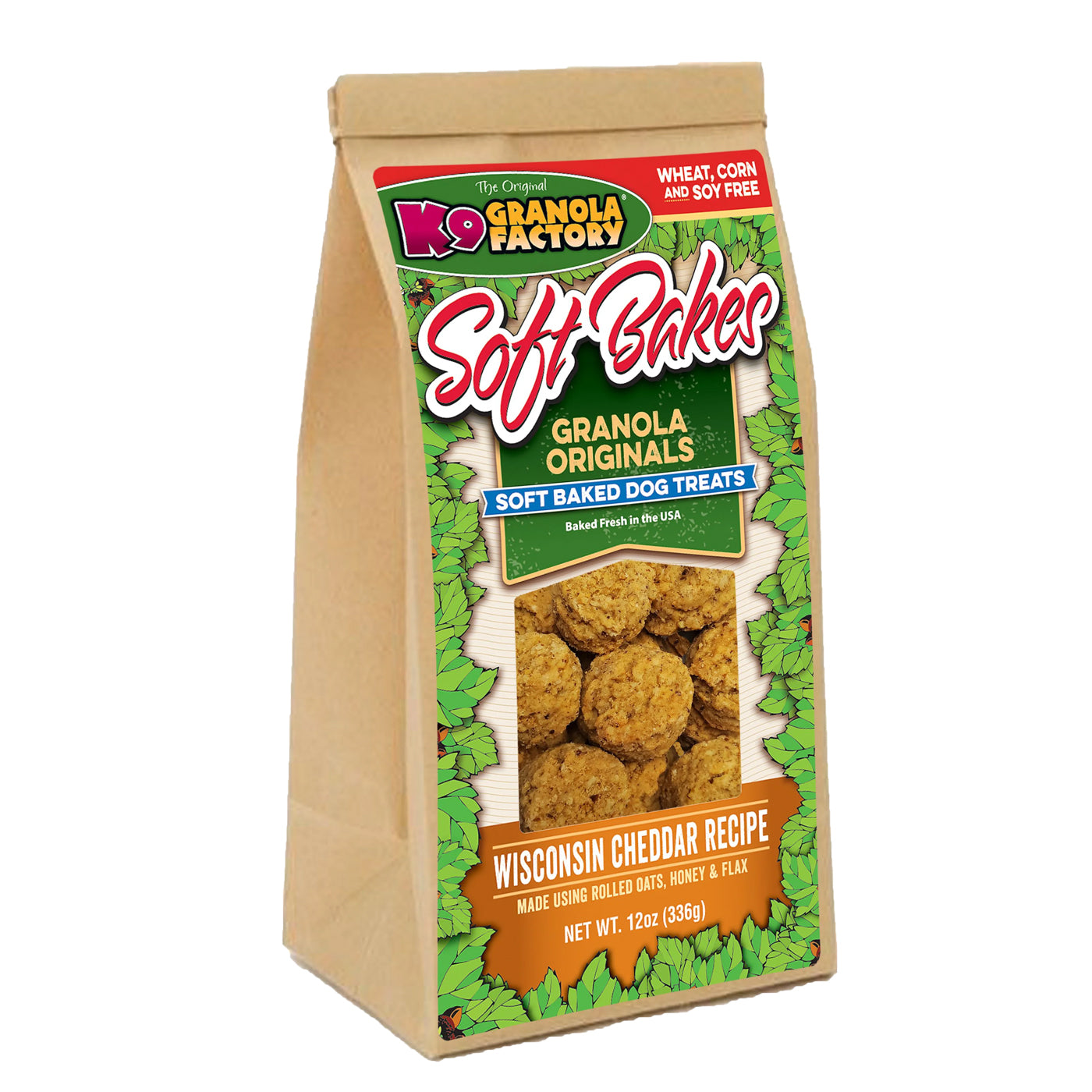 K9 Granola Soft Bakes Wisconsin Cheddar Biscuits