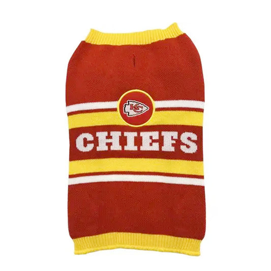KC Chiefs Retro Pet Sweater with 