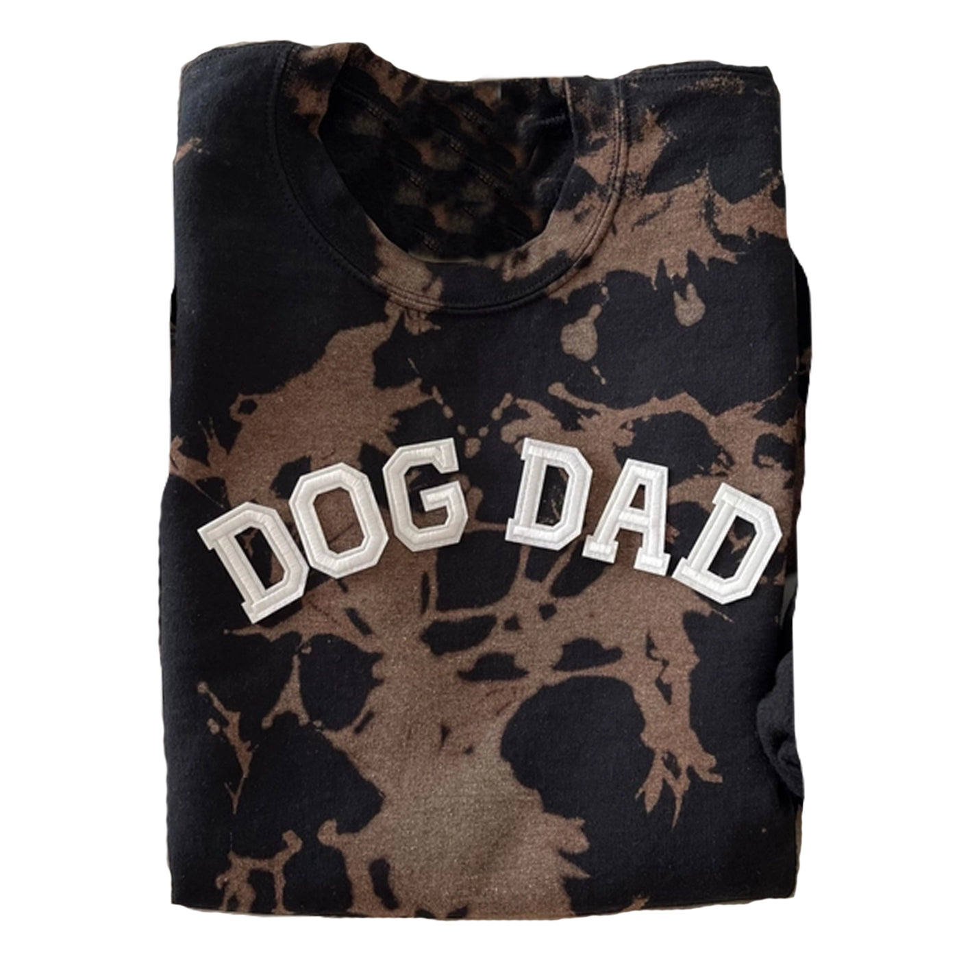 Dog Dad tye-dyed sweatshirt