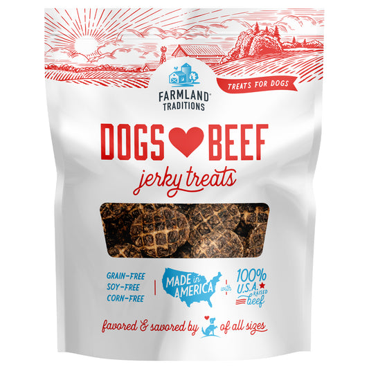 Dogs love beef jerky treats american made