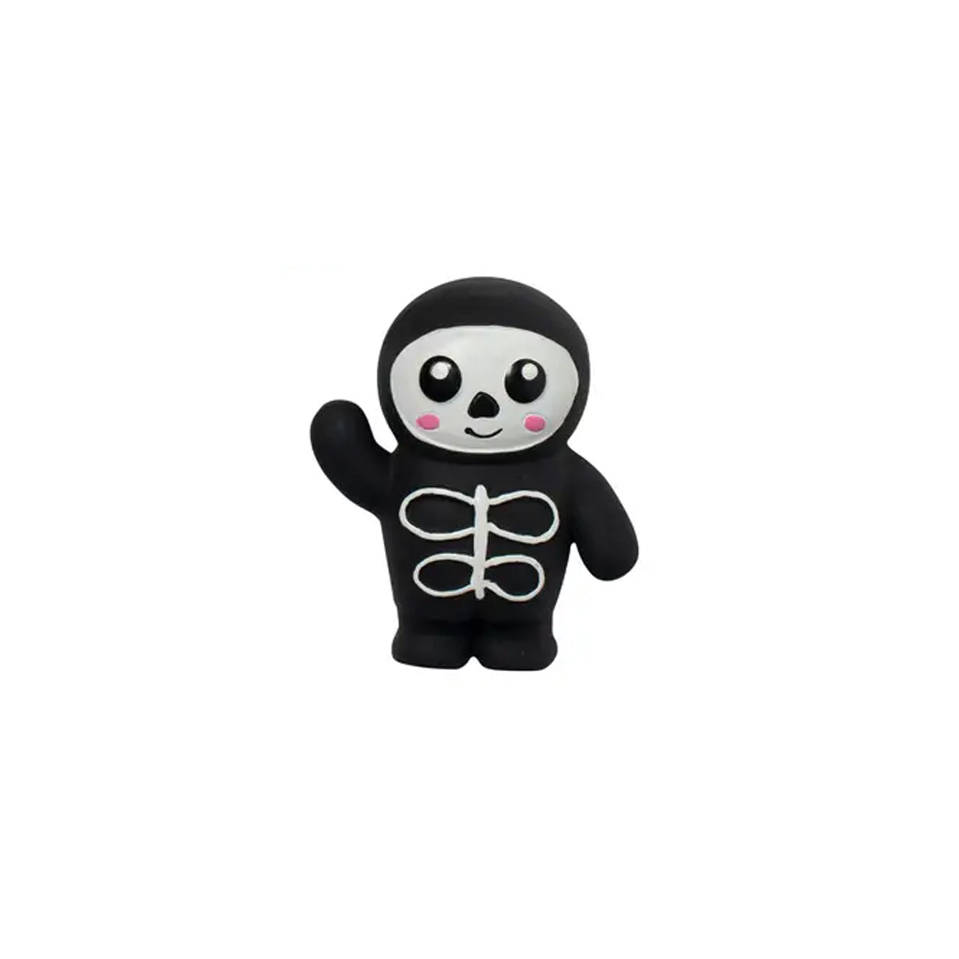 Mini laytex skeleton squeaker toy for pets