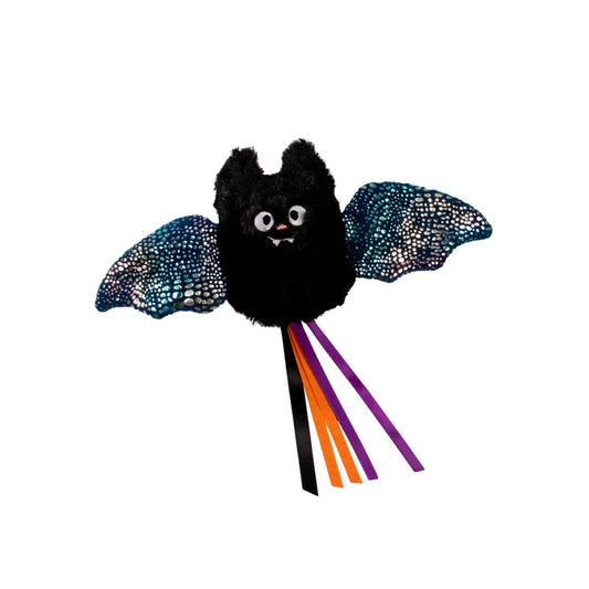 Kitty Catnip Bat sparkle toy with crinkle and mini streamers