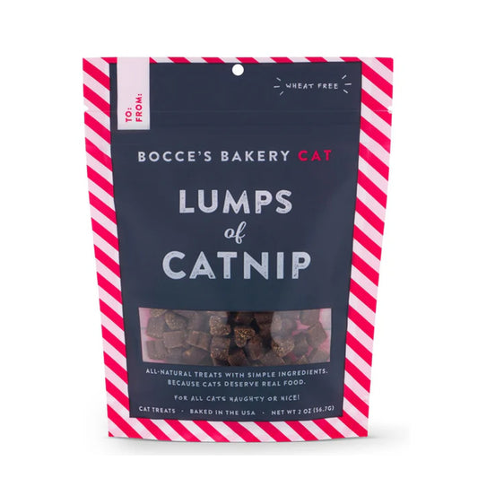 Bocce's Cat treats lumps of Catnip