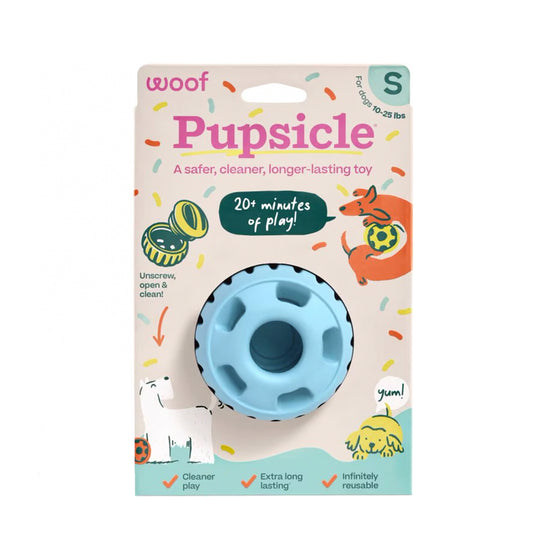Party Pupsicle Blue safe, clean long lasting toy size small